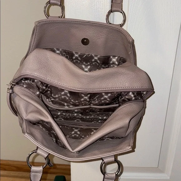 Jessica Simpson Taupe Satchel - Picture 8 of 10